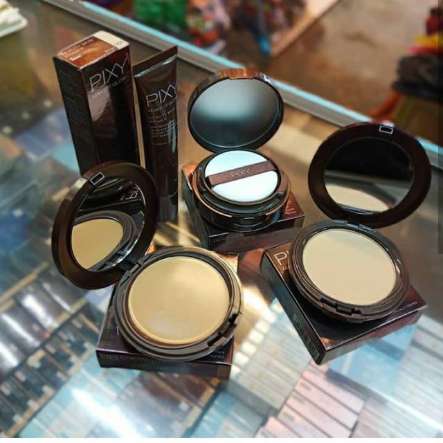 pixy paket make up make it glow/pixy make up glowing 4in1
