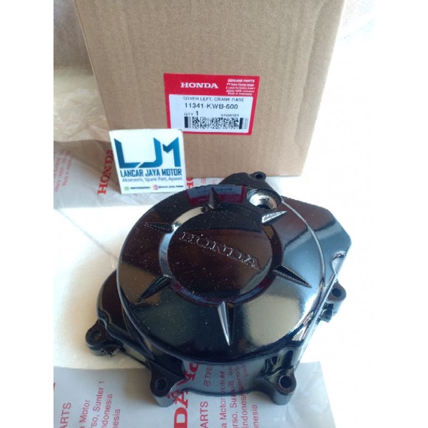 11341-KWB-600 COVER L TUTUP MESIN KIRI MAGNET DUDUKAN  SPULL REVO 110 ABSOLUTE BLADE REVO FI INJEKSI