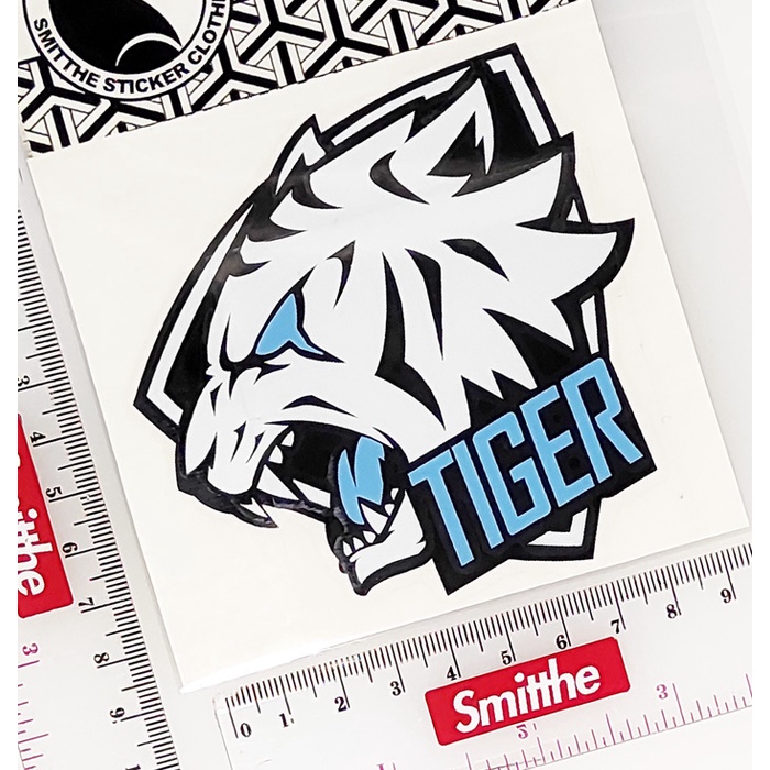 Stiker EVOS TIGER Cutting Sticker Waterproof Decal Mobil Motor