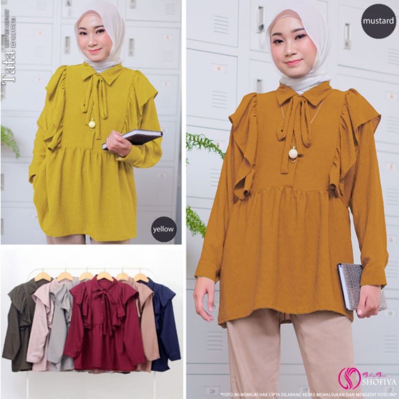 ATASAN TUNIK BLOUSE BUSUI LD 108 TATA BY SHOFIYA