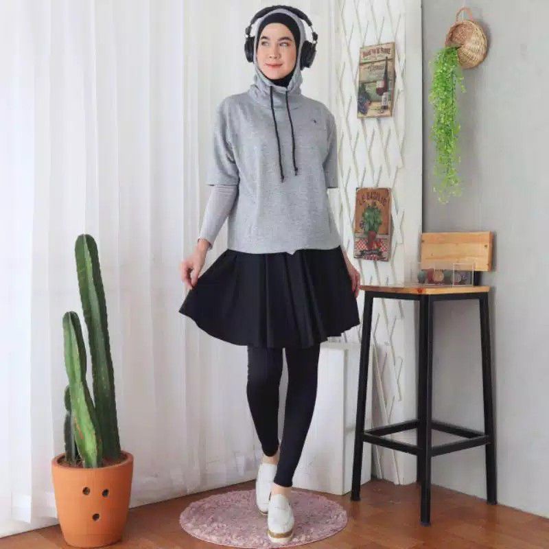 LEGGING ROK / SPORTY WANITA LEGGING ROK SALUTUT / ROK OLAHRAGA SKIRT/ ROK LEGGING MUSLIM OLAHRAGA
