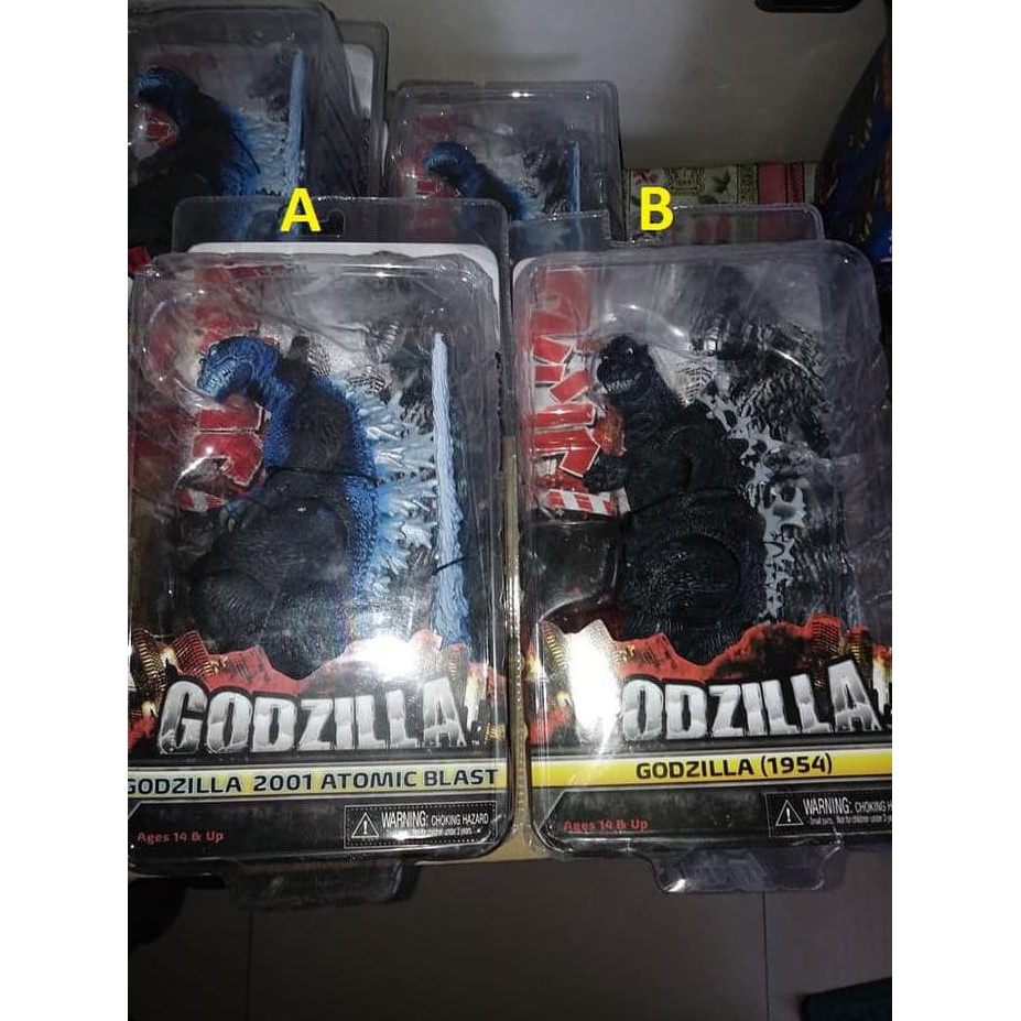 Neca Godzilla 2001 Atomic Blast & Godzilla 1954