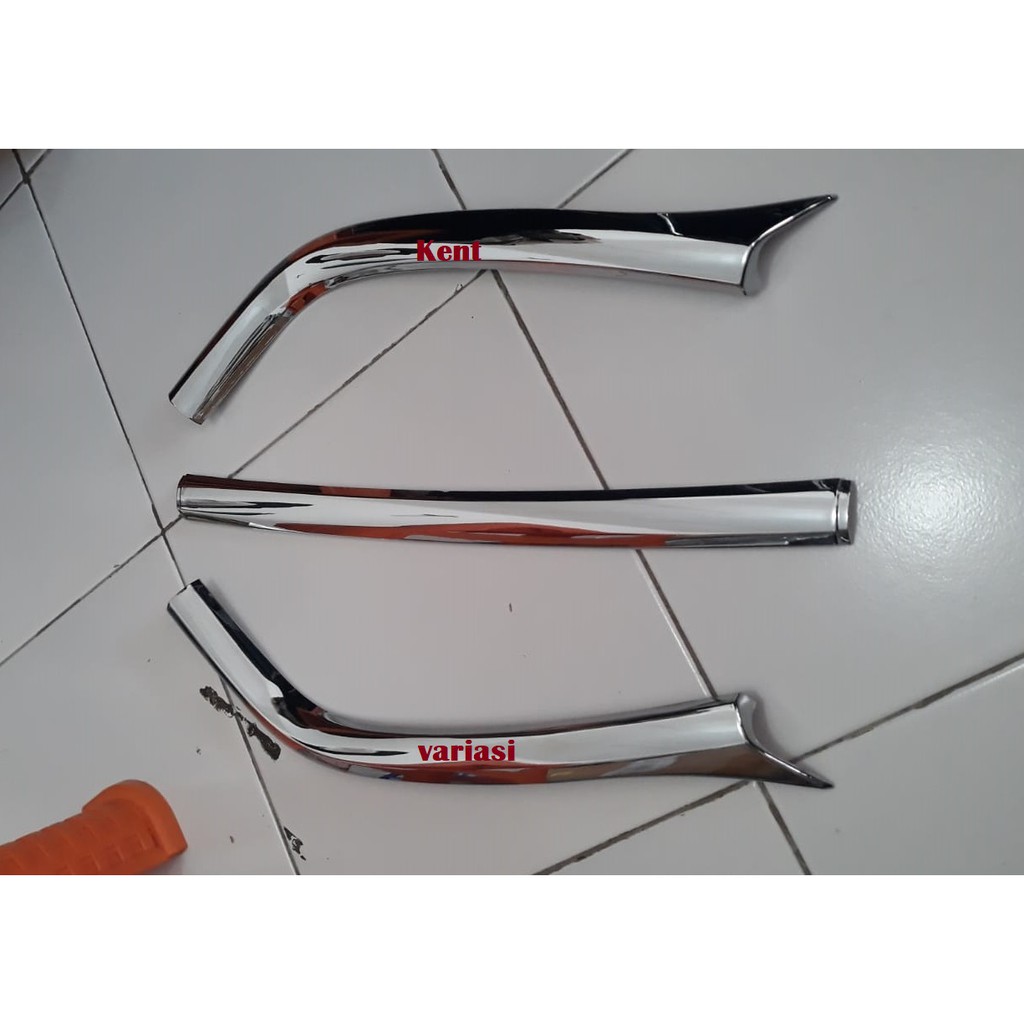 List Grill bawah Chrome Grand new Avanza 2015