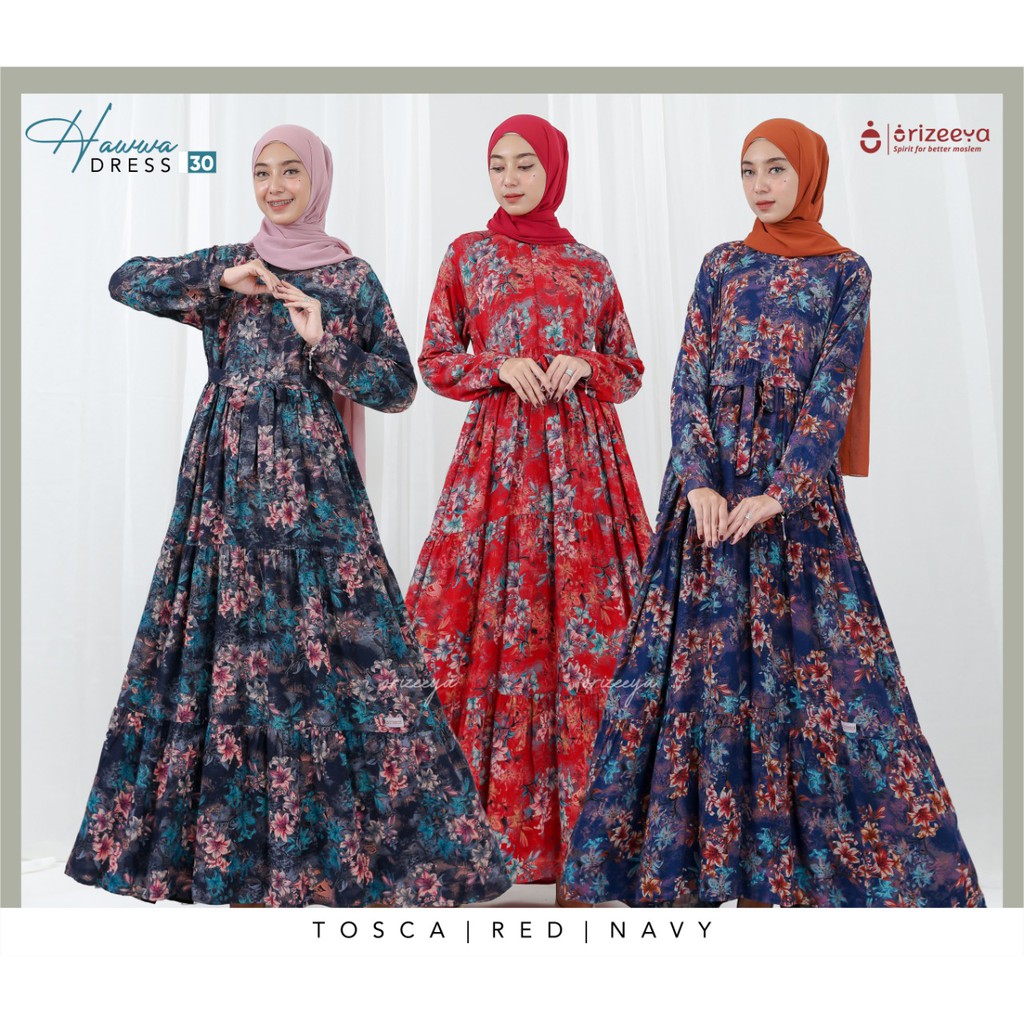 hawwa dress 30 orizeeya terbaru original
