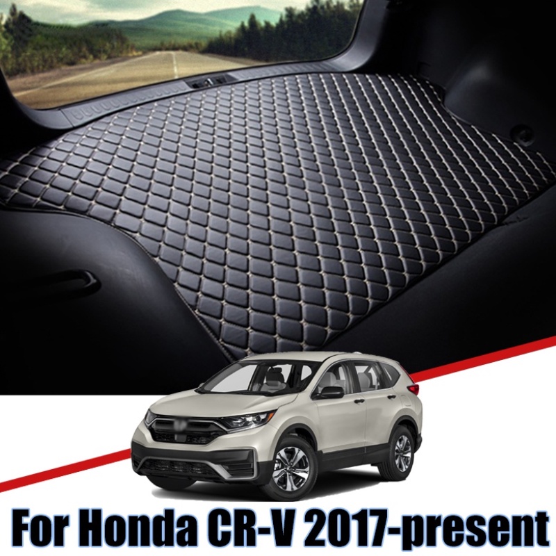 Matras Pelindung Bagasi Mobil Bahan Kulit Premium Untuk Honda CRV 2017-2021