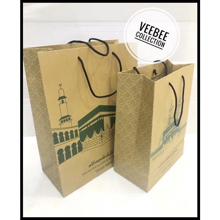 

Paperbag Umroh Kecil/ Paperbag Naik Haji/ Tas Sovenir Umroh/ Sovenir
