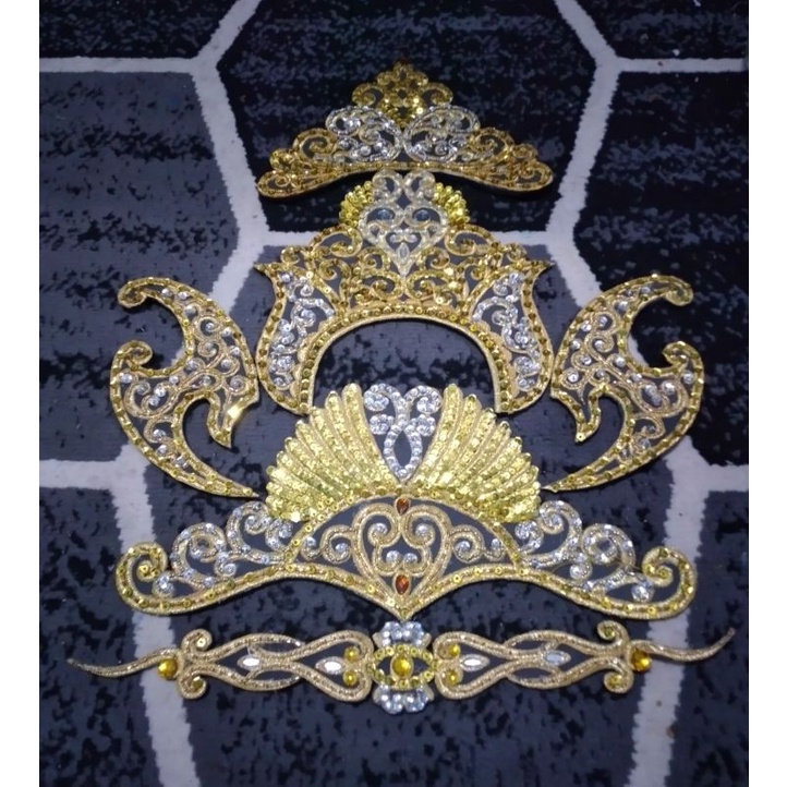 Mahkota Tari/ Siger Tari Jaipong/ Mahkota Tari Tradisional/Aksesories payet/