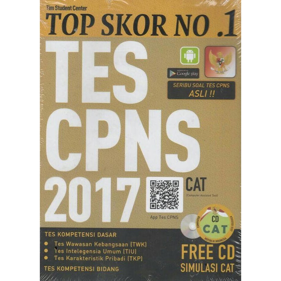 Top Skor No 1 Tes Cpns 2017 Free Cd Shopee Indonesia