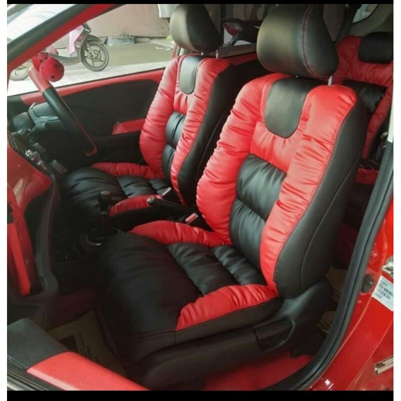 sarung jok motif sofa+sarung stir dan bantalan mobil calya avanza xenia rush terios