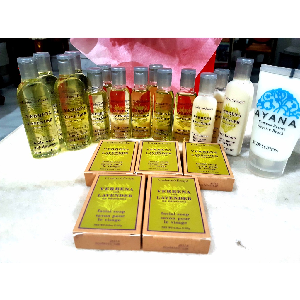 Crabtree and Evelyn - collections - body lotion - soap bar - ori new beauty products