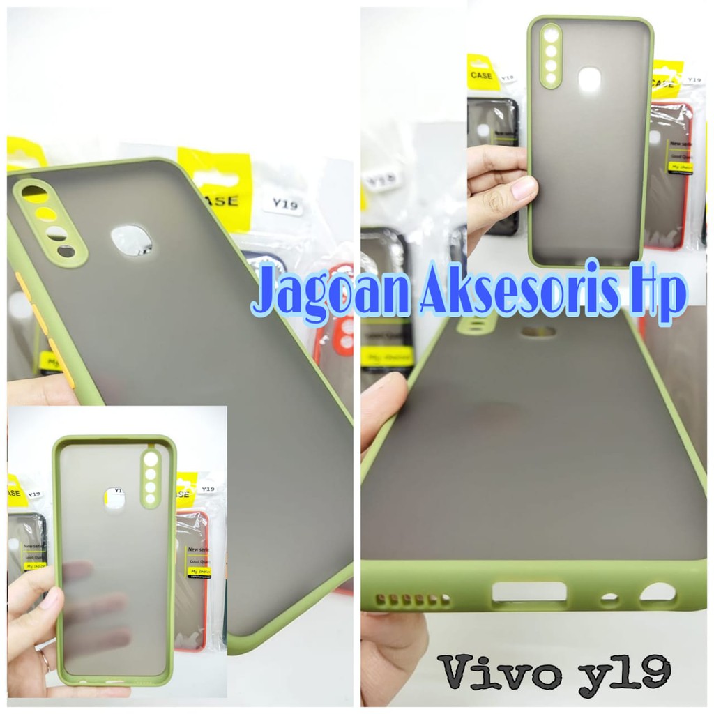 Bumper AERO CASE Vivo Y19 6.53 inch Hardcase My Choice List Warna Matte