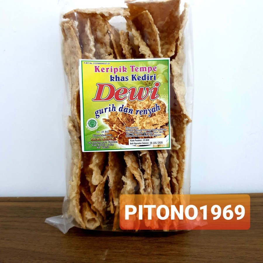 

Keripik Tempe DEWI 200gr Khas KEDIRI