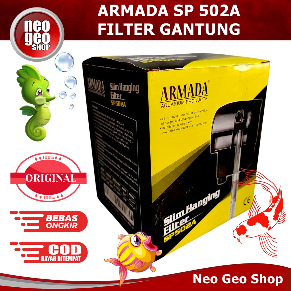 ARMADA SP502A SP 502 A hanging filter gantung hang on aquarium