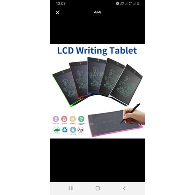 LCD writing tablet