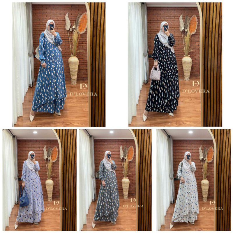 Dina Set Setelan Tunik Original By Dlovera