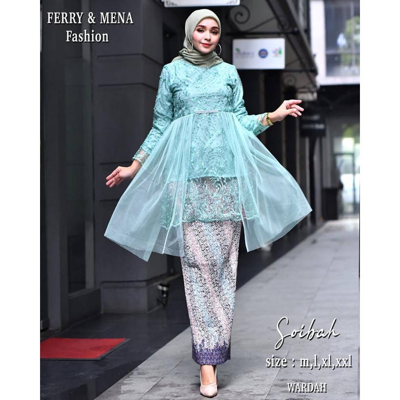 Kebaya Modern Soibah FM / Setelan Baju Kebaya Wisuda Modern / Baju Brukat Kebaya Kekinian / Setelan Kebaya Brukat / Kebaya Wisuda / Kebaya