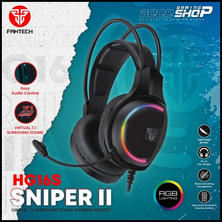 Fantech Hg16S / Hg-16S / Hg-16 S Sniper Ii 7.1 Rgb - Gaming Headset