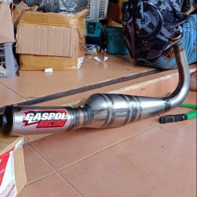 Knalpot kupang standar kolong rx king spesial buat bleyer-bleyeran motor rx king