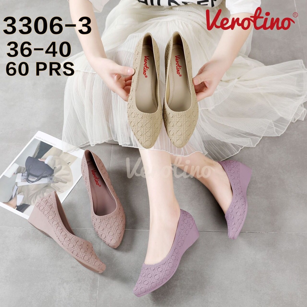 Sepatu Wedges Jelly Verontino 3306