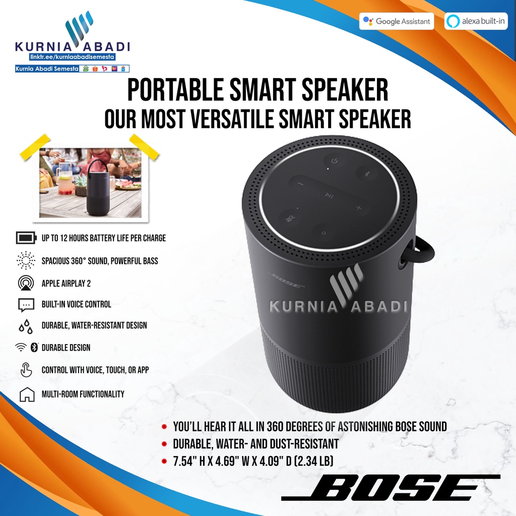 Jual BOSE Portable Home Speaker Wifi Speakers | Shopee Indonesia