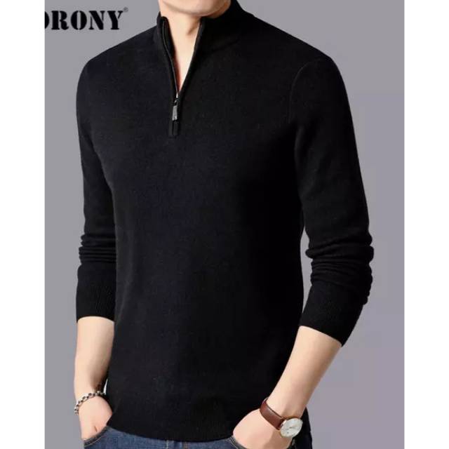 sweater resleting  black#rajutpria#sweterpria#cartiganrajut#