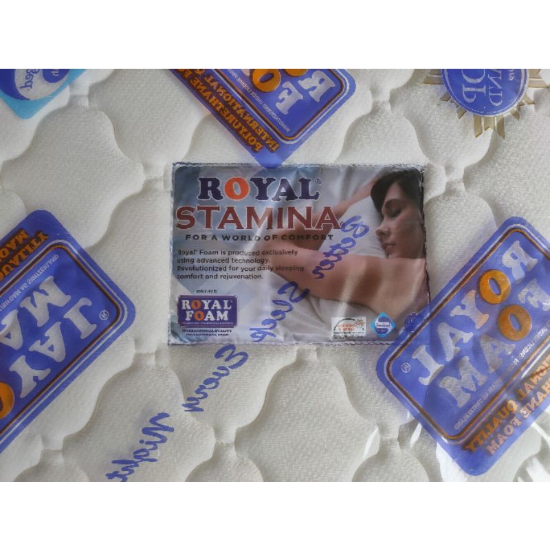 Ori Royal Stamina kasur Busa bergaransi 15 Tahun Elite terbaik dikelasnya tebal 20 cm rasa medium ke