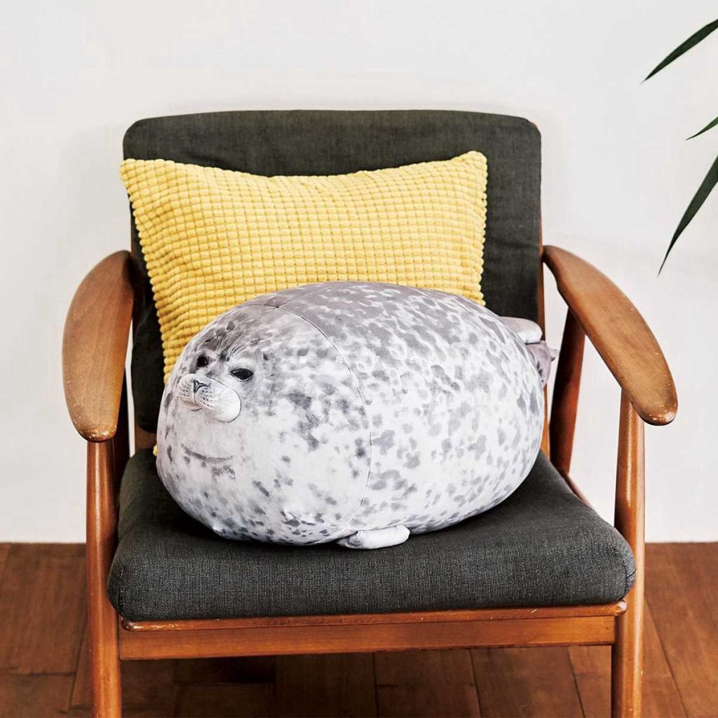 Ready Chubby Blob Seal Plush Animal Toy Cute Ocean Pillow Pet