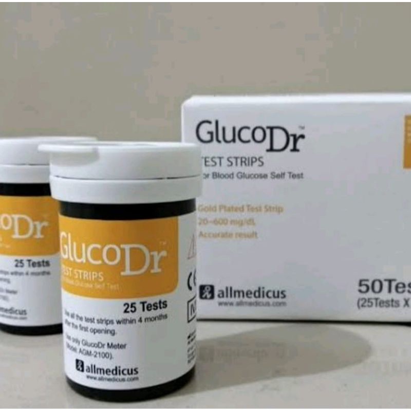 Strip Gluco DR Biosensor/Strip Gula darah