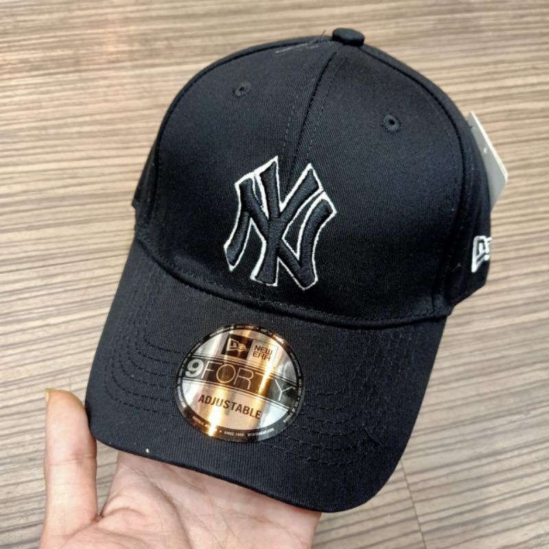 Topi Baseball NY Black Topi Premium Import Quality