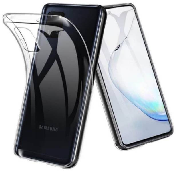 Silicone Samsung Note 10 LITE S10 LITE case casing cover bening transparan