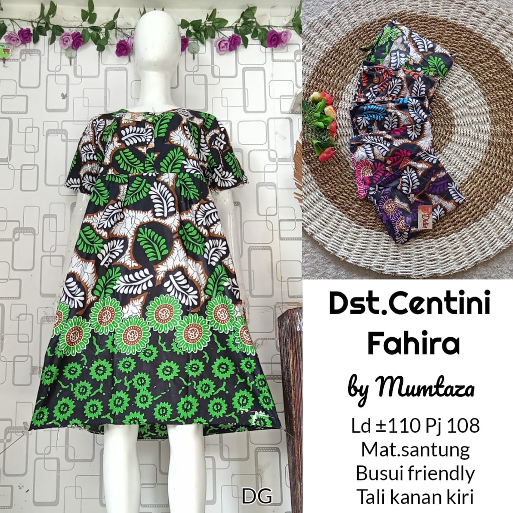 Daster Centini, Daster Batik Solo, Daster Kekinian, Daster Kencana Ungu,Daster batik.