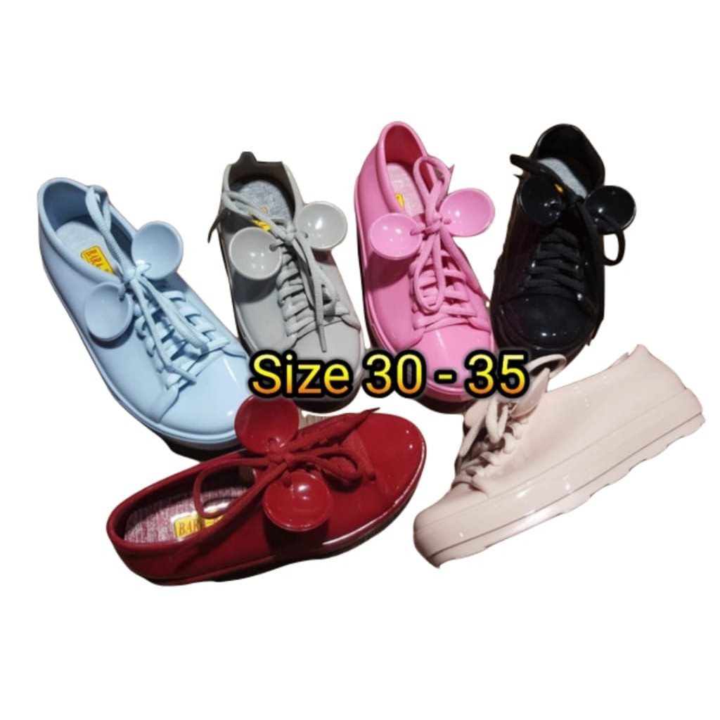 Jelly shoes barabara sepatu wanita karet anak tanggung bara bara cewek import 6382