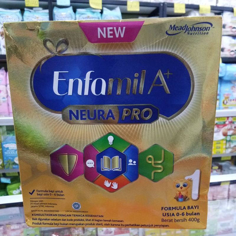 ENFAMIL A+ NEURAPRO 1(0-6BULAN),ENFAMIL 2(6-12BULAN) 400GR