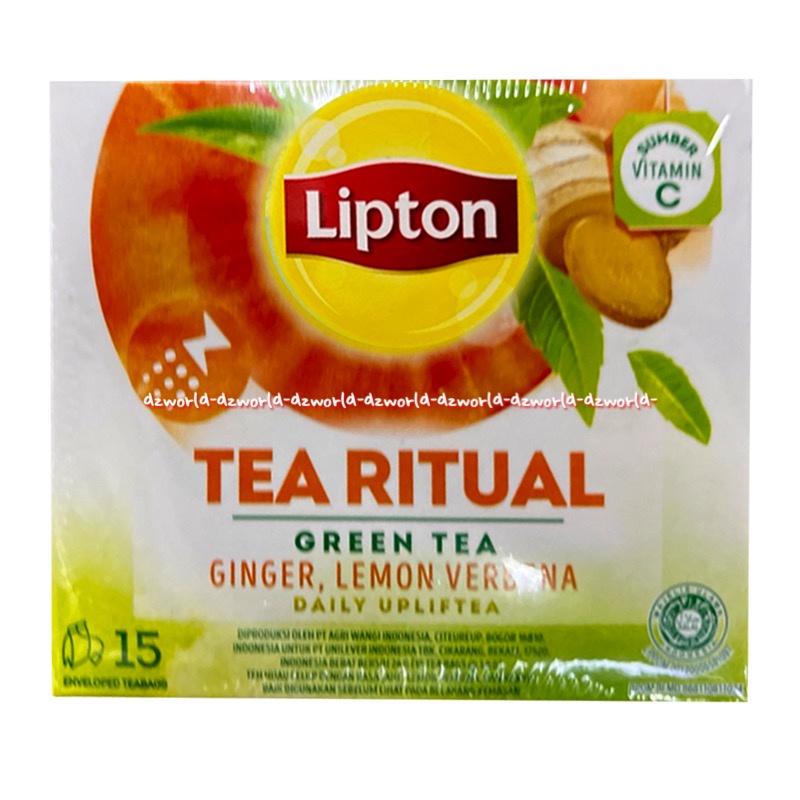 Lipton 15teabags Delight Green tea Lemongrass PomegranateTea Ritual Green Tea Refresh Teh Hijau Rasa Serai Lemon Jaha Hibiscus Lipton Rasa Buah