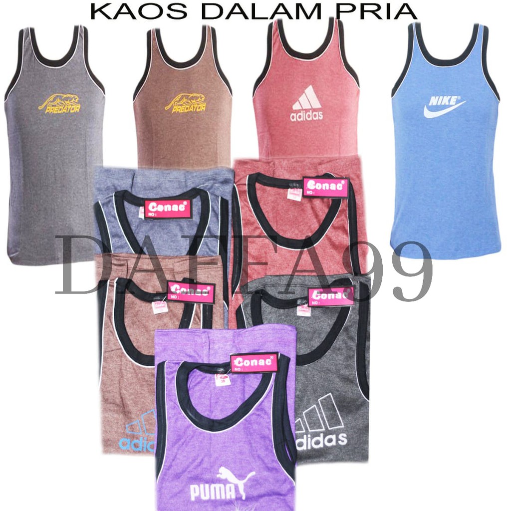 kaos dalam singlet pria  ukuran jumbo