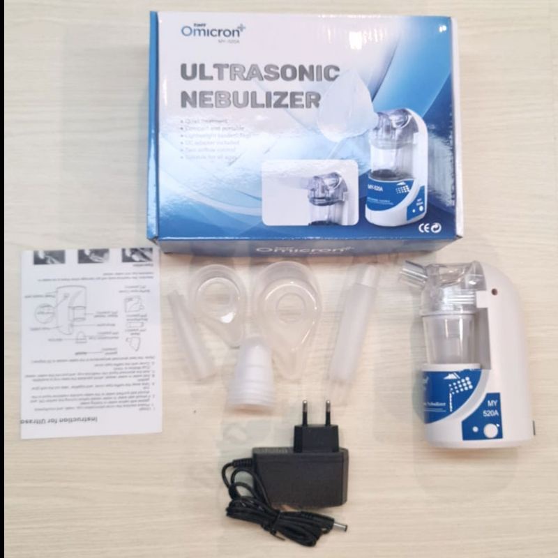 Alat Uap Terapi Pernafasan Ultra Sonic Inhale Nebulizer TaffOmicron