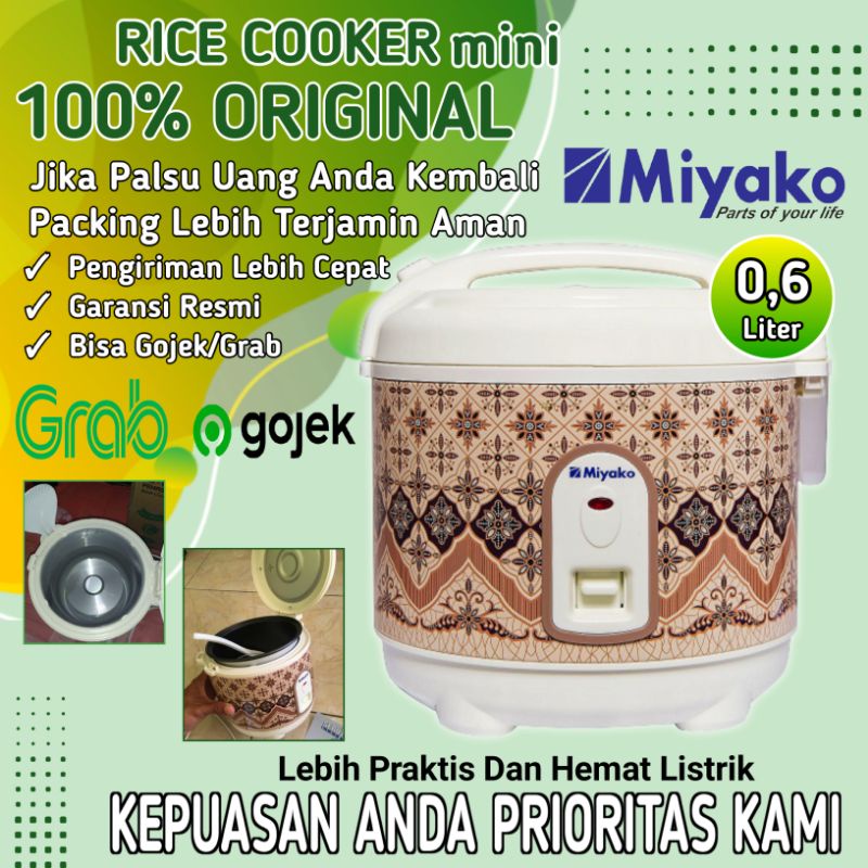 MEJIKOM MIYAKO PENANAK NASI RICE COKER MAJIKOM PENANAK NASI MAJICOM RESKUKER MAGIC JAR MAGIC COM