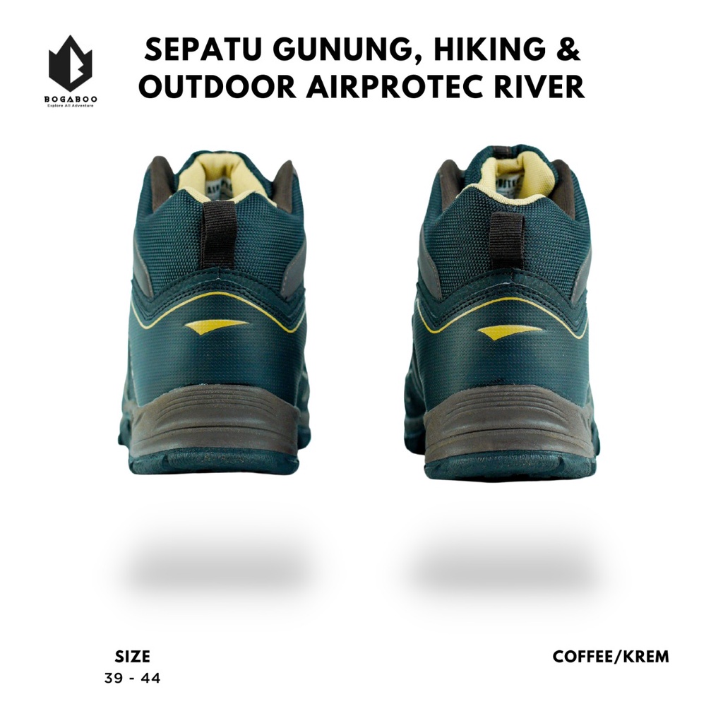 Sepatu Gunung Hiking Air Protec RIVER Waterproof - Sepatu Hiking - Sepatu Outdoor - Sepatu Naik Gunung Pria Wanita