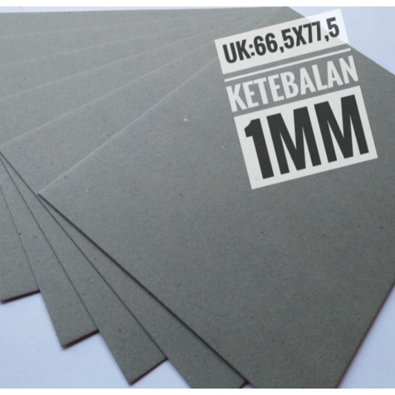 

1 Pack Karton Board No 50 / 1 mm Uk Plano 75 cm X 65 cm ( 50 Lembar )