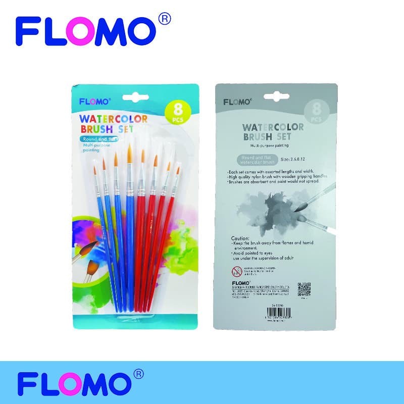 Flomo Water Colour Brush Set Mix Staedtler