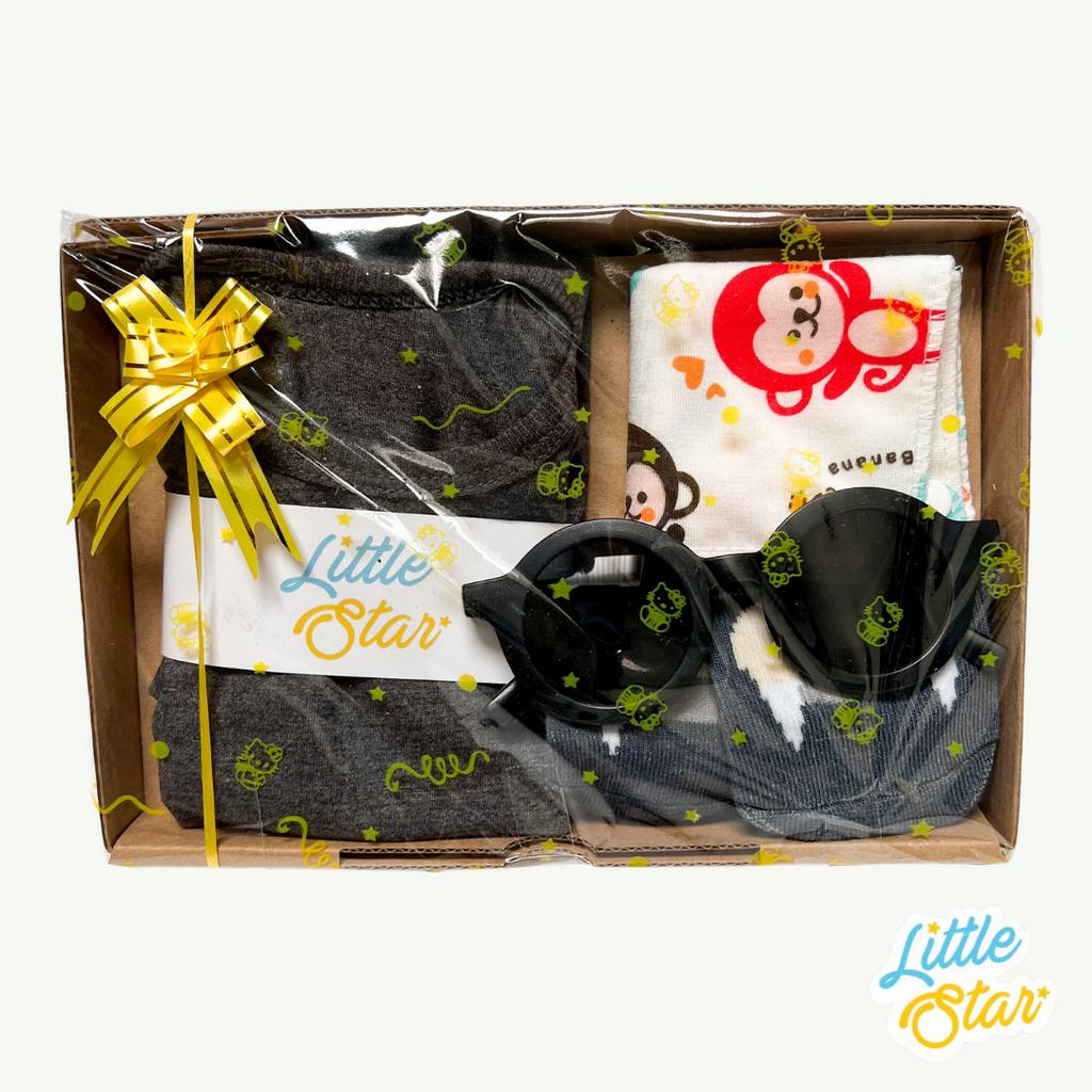 LS 4in1 Hampers Bayi Newborn Baby Gift Set Paket Hadiah Parcel Kado Lahiran Unisex