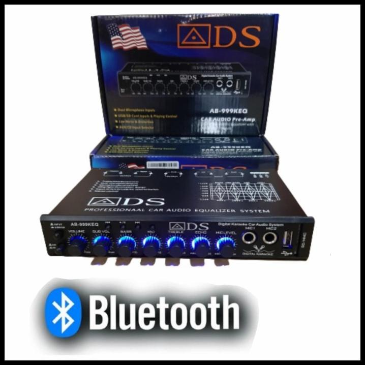 Parametrik Audio Mobil Equalizer Bluetooth Karoke Ads Ab-999Keq