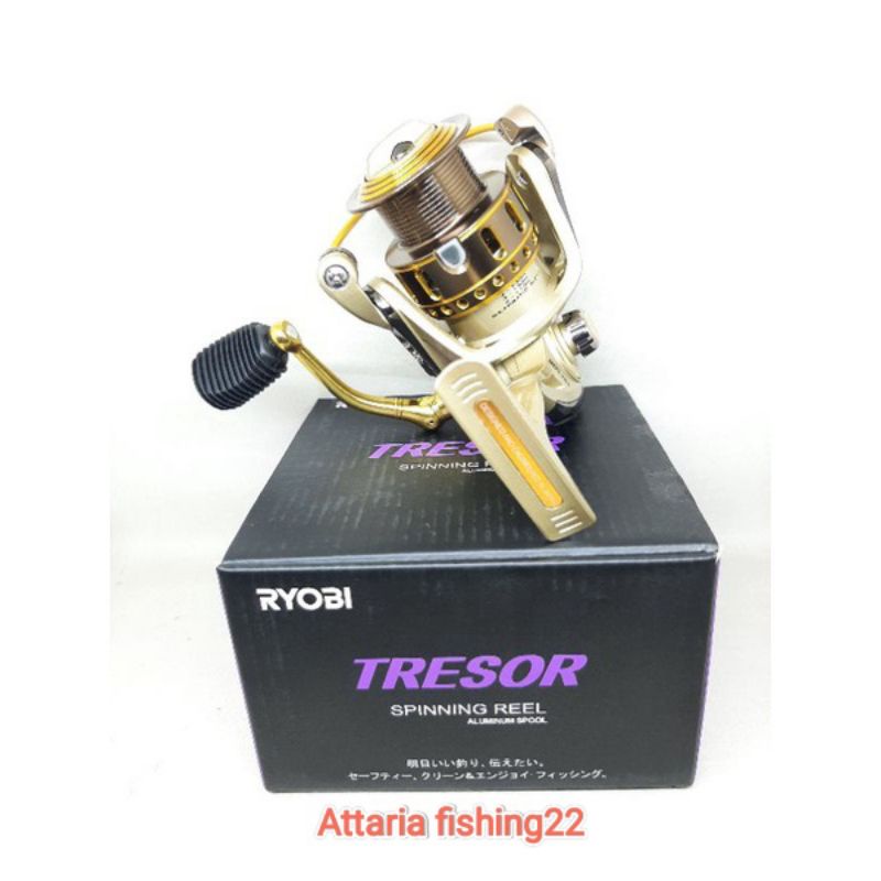 Reel Pancing Ryobi Tresor 3000 / Reel Pancing Spinning Belum Power Handle