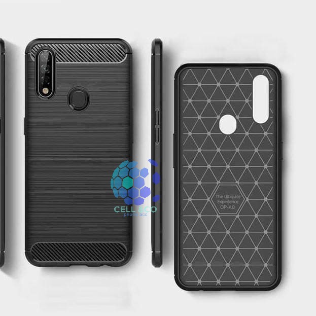 CASE CARBON OPPO A31 casing hp silikon softcase case premium carbon cover