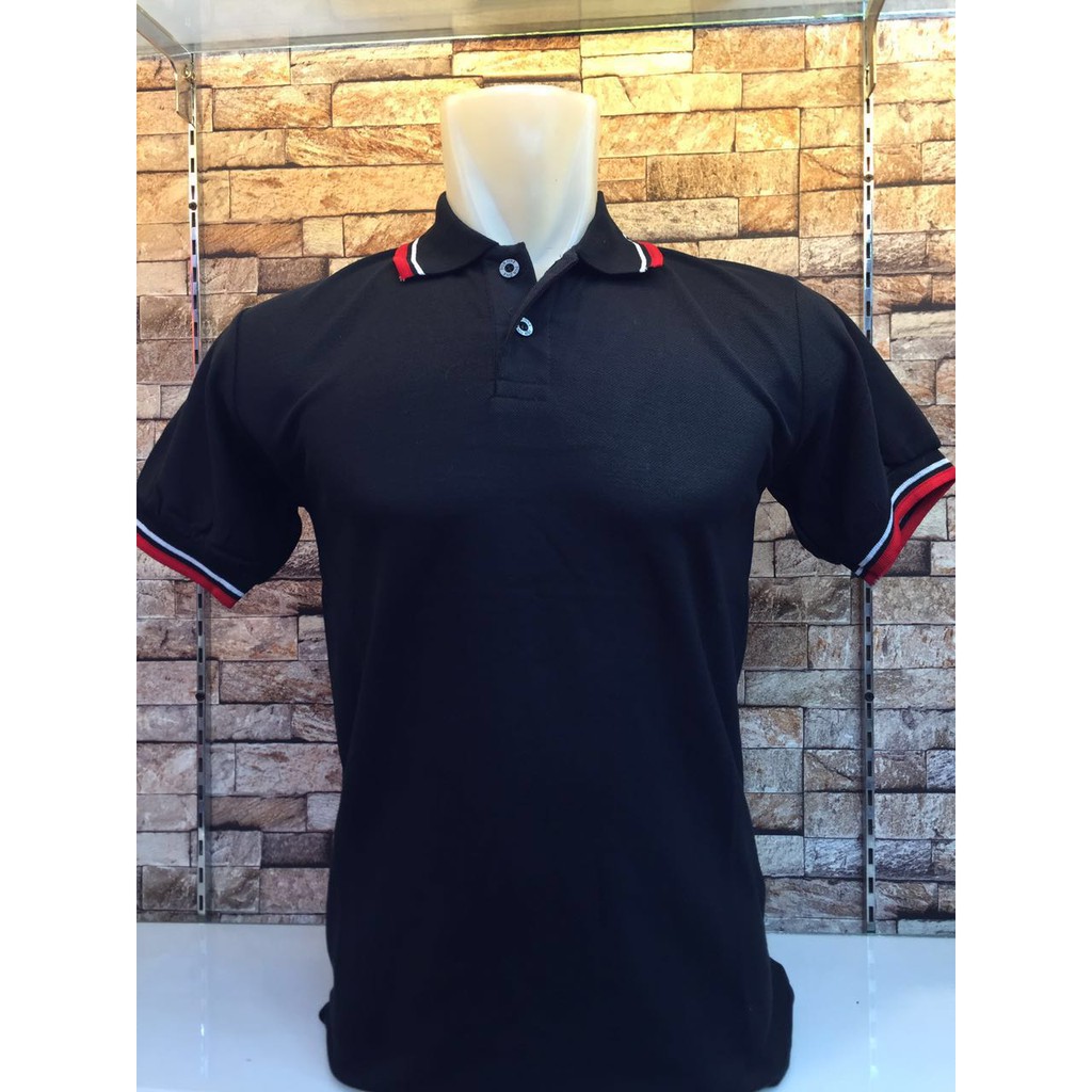  KAOS  KERAH  POLOS HITAM POLO SHIRT LIST POLO POLOS 