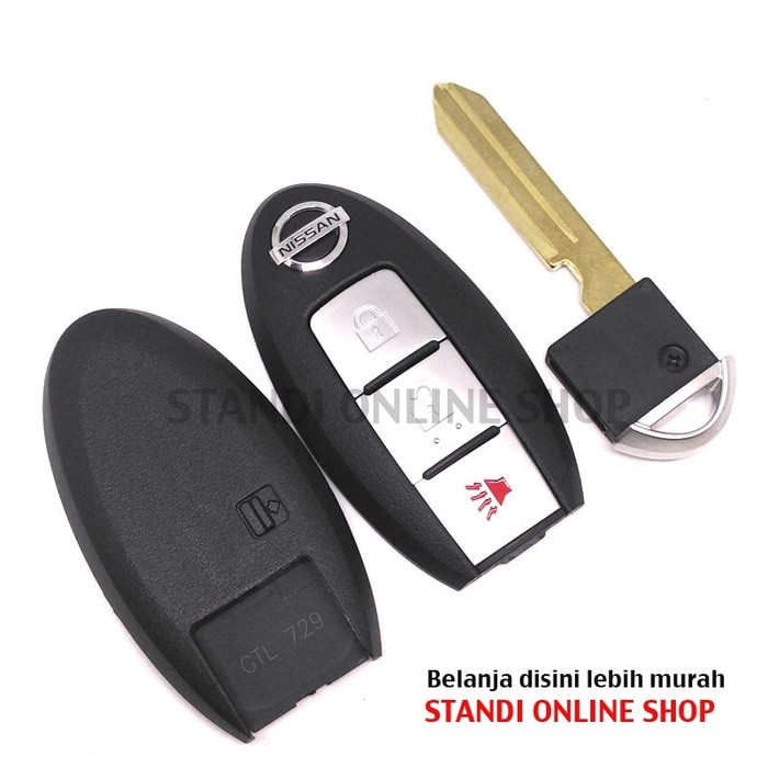 Cassing Remote Rumah Kunci Smart Key Nissan Latio 3 Tombol