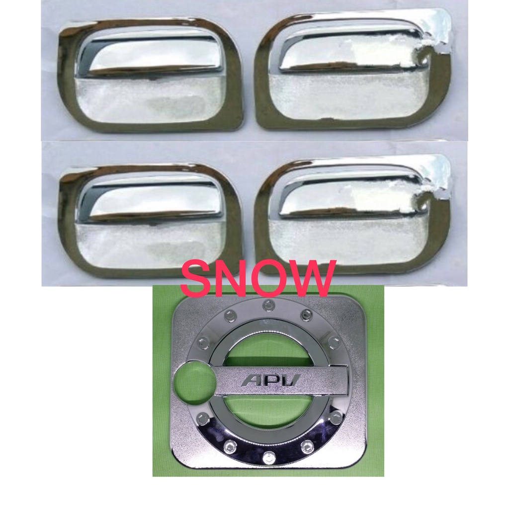 Paket Outer Handle Tank Cover APV ARENA Chrome