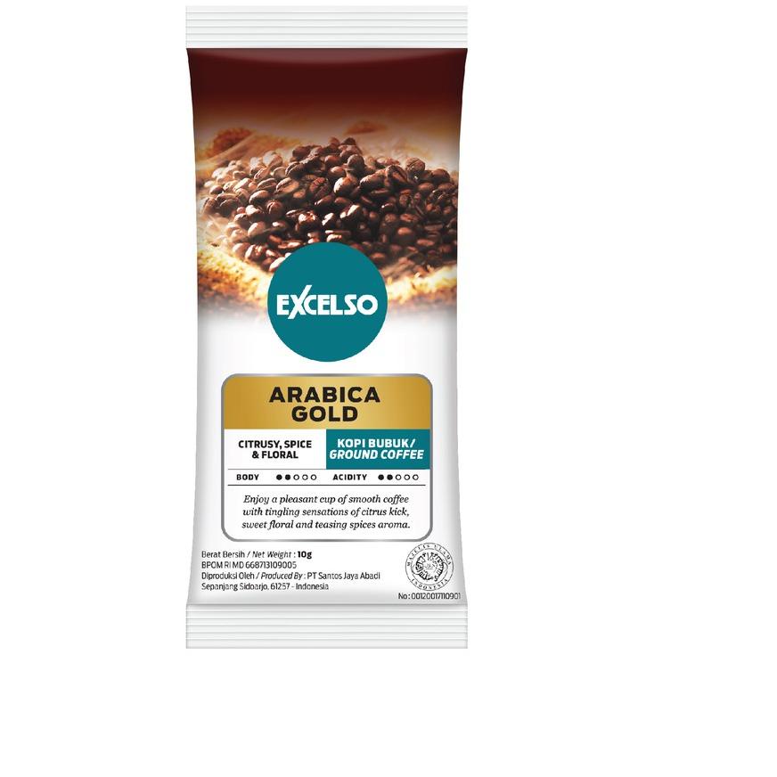 

〈〈GRO⚡IR〉〉 Excelso Kopi Single Serving Arabica Gold - Folding Box (10 Sch x 10gr) produck terbaik