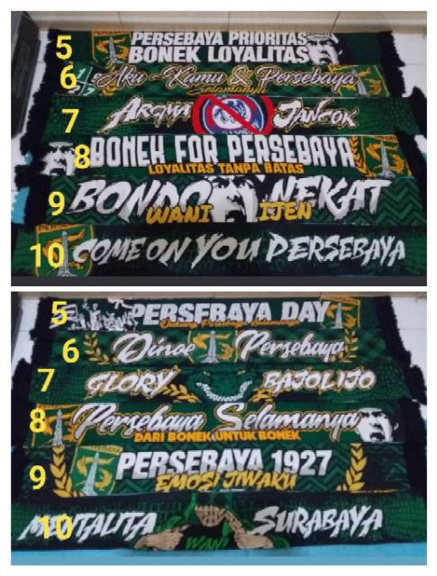 SCRAF PERSEBAYA BONEK HD SPESYAL SYAL BONEK AKSESORIS PERSEBAYA TERLARIS-3