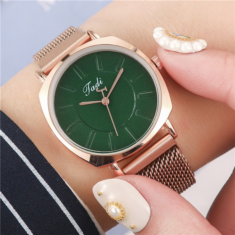 ✨READY✨Jam Tangan Couple：Retro art simple jam tangan fashion wanita jam tangan retro